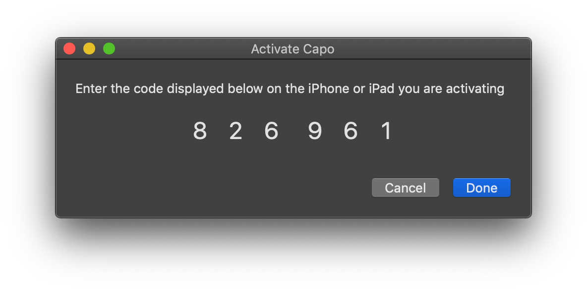 Mac activation code
