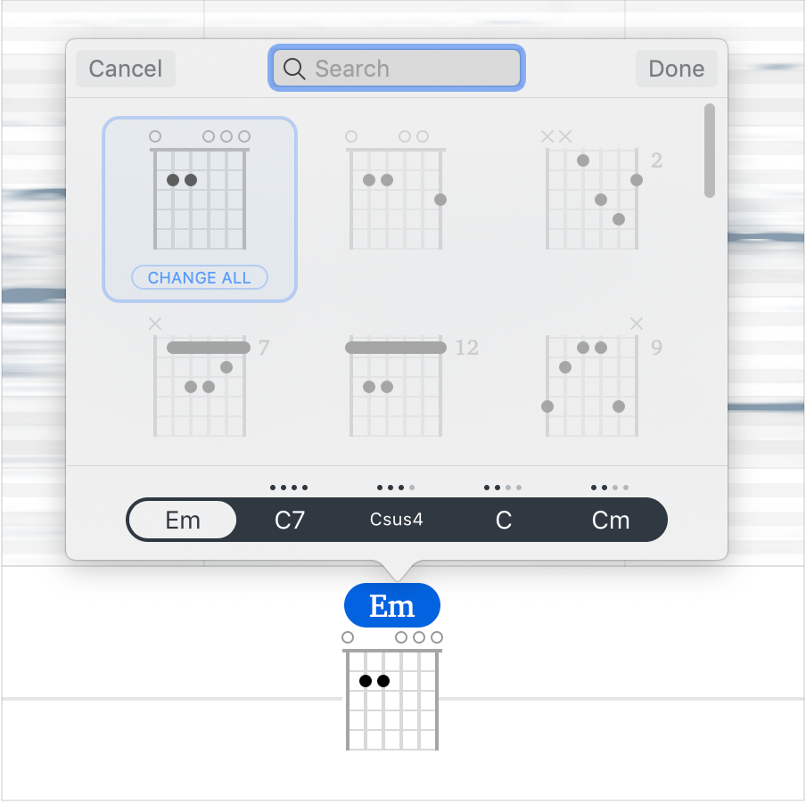 chords notes player for mac