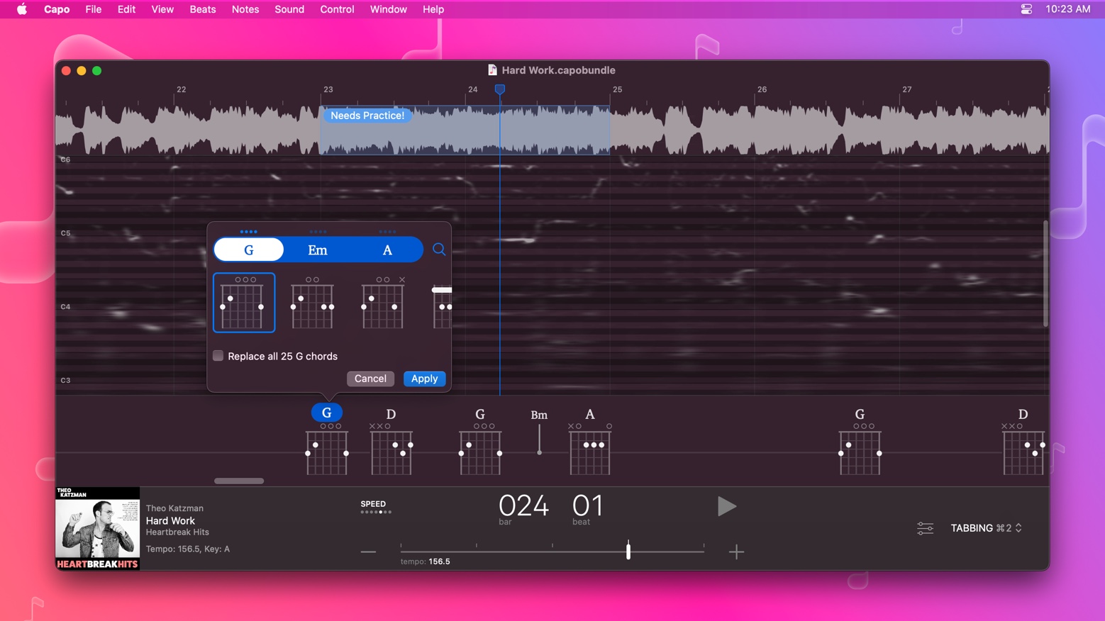 chord pickout app mac